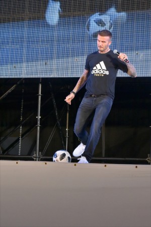 デヴィッド・ベッカム、「2018 FIFA WORLD CUP RUSSIA PUBLIC VIEWING in ODAIBA FOOTBALLFANZONE」に登場
