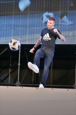 デヴィッド・ベッカム、「2018 FIFA WORLD CUP RUSSIA PUBLIC VIEWING in ODAIBA FOOTBALLFANZONE」に登場