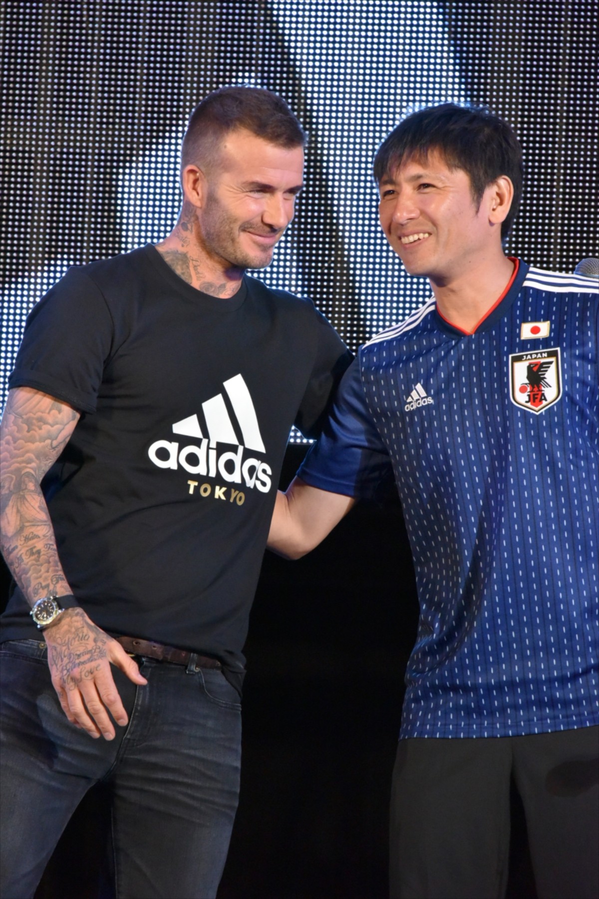 ベッカム、W杯コロンビア戦イベントに降臨！生FK披露で観客魅了