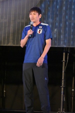 中田浩二、「2018 FIFA WORLD CUP RUSSIA PUBLIC VIEWING in ODAIBA FOOTBALLFANZONE」に登場