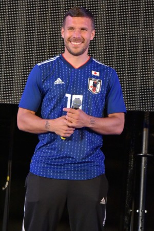 ルーカス・ポドルスキ、「2018 FIFA WORLD CUP RUSSIA PUBLIC VIEWING in ODAIBA FOOTBALLFANZONE」に登場