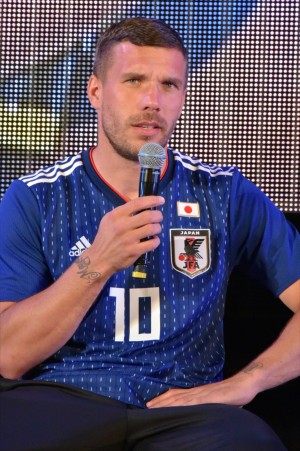 ルーカス・ポドルスキ、「2018 FIFA WORLD CUP RUSSIA PUBLIC VIEWING in ODAIBA FOOTBALLFANZONE」に登場