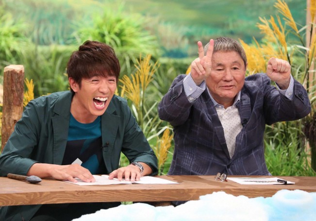 (左から)『FNS27時間テレビ ~にほん人は何を食べてきたのか?~』に出演する村上信五、ビートたけし