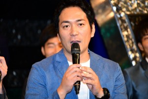 「M‐1グランプリ2018」開催会見に出席したスーパーマラドーナの武智