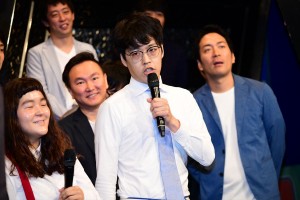 「M‐1グランプリ2018」開催会見に出席したゆにばーすの川瀬名人