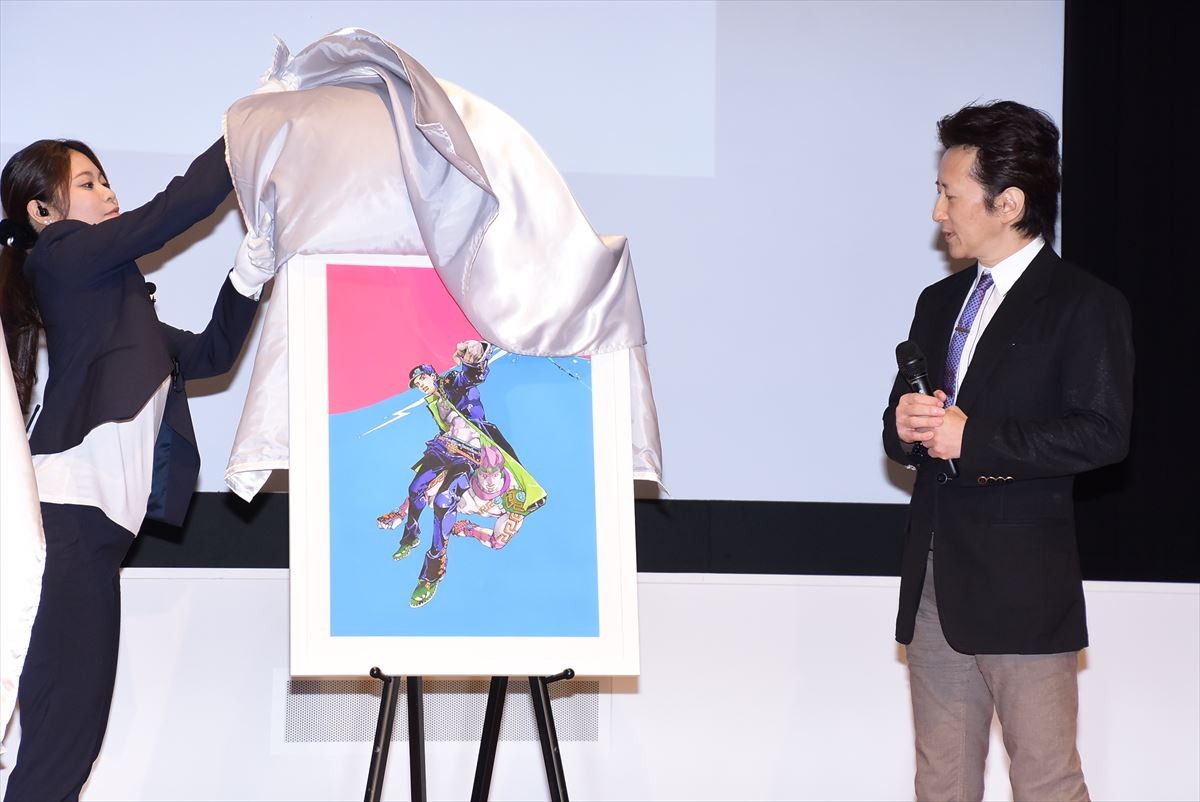 『荒木飛呂彦原画展』大型の新作12枚を展示　キャラを等身大で描く