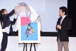 『荒木飛呂彦原画展 JOJO 冒険の波紋』 記者発表会に登場した荒木飛呂彦