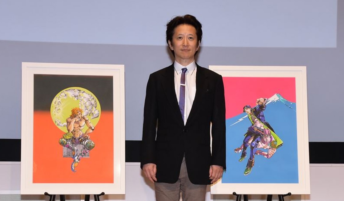 『荒木飛呂彦原画展 JOJO 冒険の波紋』 記者発表会に登場した荒木飛呂彦