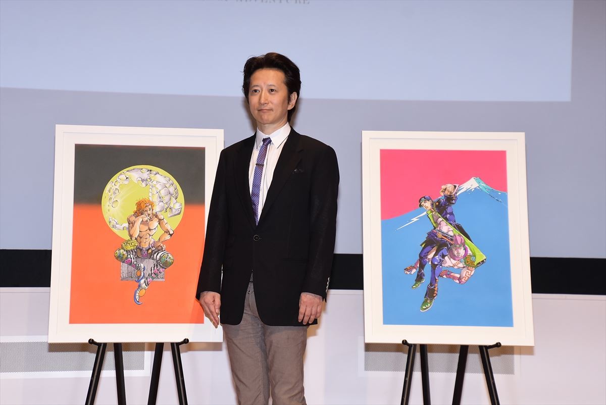 『荒木飛呂彦原画展』大型の新作12枚を展示　キャラを等身大で描く