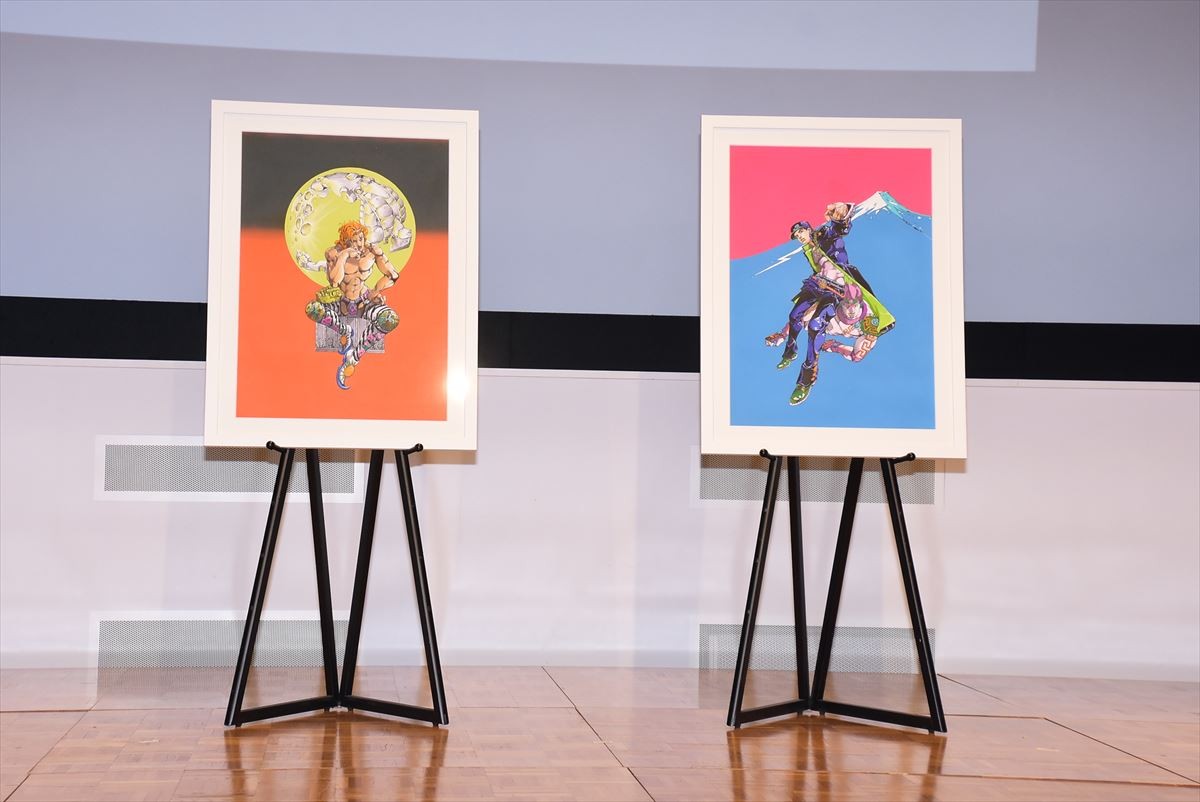 『荒木飛呂彦原画展』大型の新作12枚を展示　キャラを等身大で描く