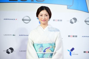 「フランス映画祭 2018」オープニングセレモニーに登場した常盤貴子