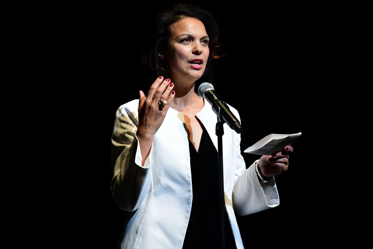 常盤貴子、地元横浜でのフランス映画祭に「マリンな感じ」の着物で登場