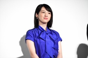 映画『焼肉ドラゴン』初日舞台挨拶に登壇した桜庭ななみ