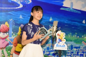 芦田愛菜、映画『劇場版 ポケットモンスター みんなの物語』公開アフレコイベントに登場