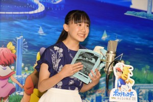 芦田愛菜、映画『劇場版 ポケットモンスター みんなの物語』公開アフレコイベントに登場