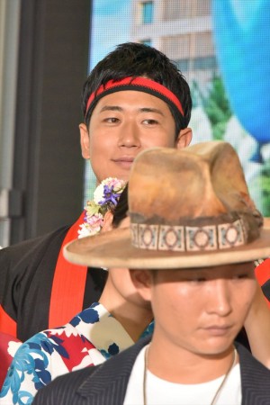 「ようこそ!! ワンガン夏祭り THE ODAIBA 2018」制作発表に出席した酒主義久アナウンサー