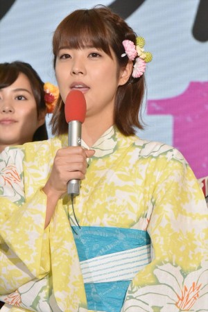 「ようこそ!! ワンガン夏祭り THE ODAIBA 2018」制作発表に出席した久代萌美アナウンサー