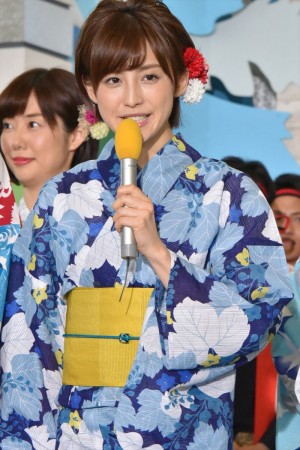 「ようこそ!! ワンガン夏祭り THE ODAIBA 2018」制作発表に出席した宮司愛海アナウンサー