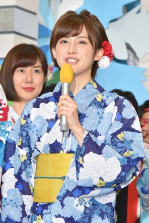 「ようこそ!! ワンガン夏祭り THE ODAIBA 2018」制作発表に出席した宮司愛海アナウンサー