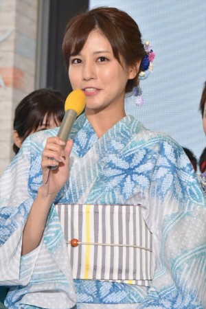 「ようこそ!! ワンガン夏祭り THE ODAIBA 2018」制作発表に出席した堤礼実アナウンサー