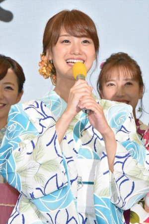 「ようこそ!! ワンガン夏祭り THE ODAIBA 2018」制作発表に出席した井上清華アナウンサー