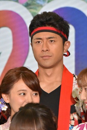 「ようこそ!! ワンガン夏祭り THE ODAIBA 2018」制作発表に出席した榎並大二郎アナウンサー