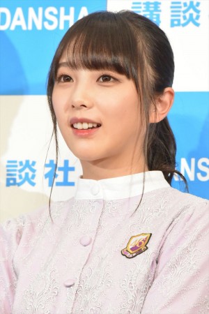 『乃木撮 VOL.01』刊行記者会見に出席した乃木坂46の与田祐希