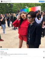 世界的モデルのベラ・ハディッドと　※「岩田剛典」インスタグラム