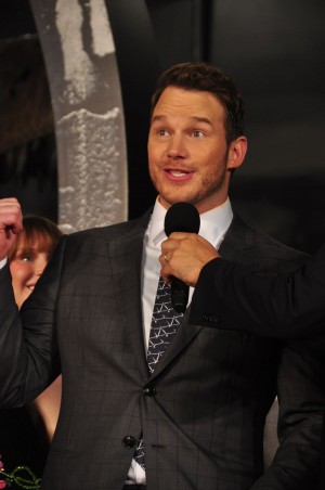 映画『ジュラシック・ワールド／炎の王国』ジャパンプレミアに登場したクリス・プラット