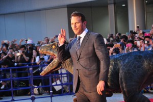 映画『ジュラシック・ワールド／炎の王国』ジャパンプレミアに登場したクリス・プラット