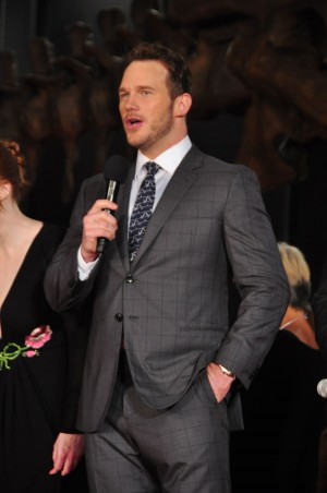 映画『ジュラシック・ワールド／炎の王国』ジャパンプレミアに登場したクリス・プラット