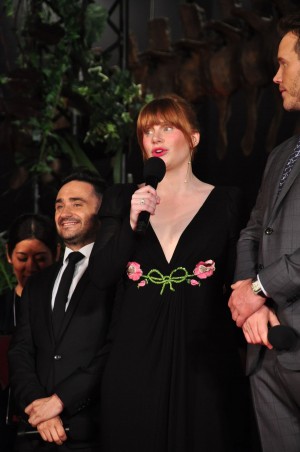 映画『ジュラシック・ワールド／炎の王国』ジャパンプレミアに登場したブライス・ダラス・ハワード