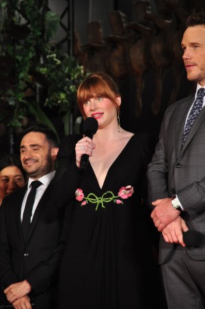 映画『ジュラシック・ワールド／炎の王国』ジャパンプレミアに登場したブライス・ダラス・ハワード