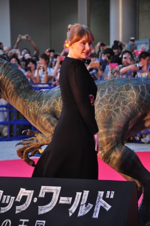 映画『ジュラシック・ワールド／炎の王国』ジャパンプレミアに登場したブライス・ダラス・ハワード
