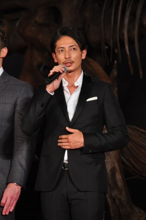 映画『ジュラシック・ワールド／炎の王国』ジャパンプレミアに登場した玉木宏