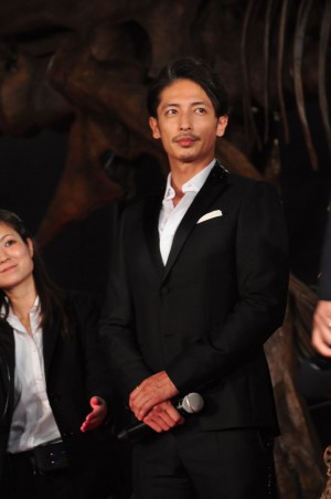 映画『ジュラシック・ワールド／炎の王国』ジャパンプレミアに登場した玉木宏