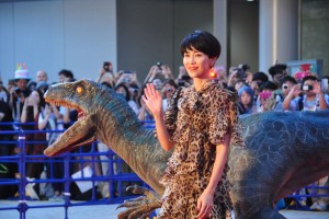 映画『ジュラシック・ワールド／炎の王国』ジャパンプレミアに登場した木村佳乃