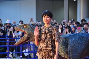 映画『ジュラシック・ワールド／炎の王国』ジャパンプレミアに登場した木村佳乃