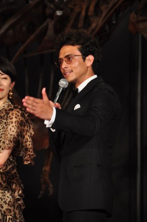 映画『ジュラシック・ワールド／炎の王国』ジャパンプレミアに登場した満島真之介