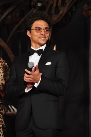 映画『ジュラシック・ワールド／炎の王国』ジャパンプレミアに登場した満島真之介