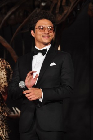 映画『ジュラシック・ワールド／炎の王国』ジャパンプレミアに登場した満島真之介