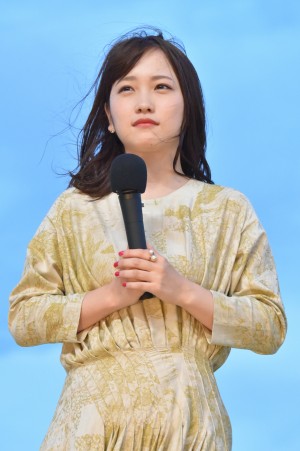 「東京シティ競馬」2018年帝王賞イメージキャラクター来場イベントに登場した川栄李奈