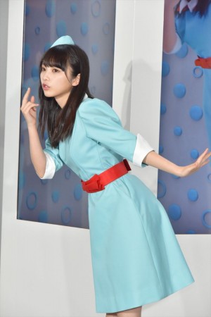 「セブンマイルプログラム」記者イベントに出席した与田祐希