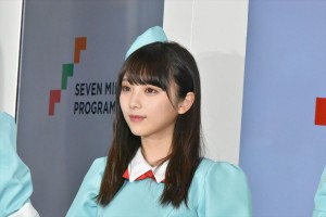 「セブンマイルプログラム」記者イベントに出席した与田祐希