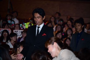 映画『BLEACH』ジャパンプレミアイベントに登壇した江口洋介