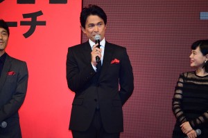 映画『BLEACH』ジャパンプレミアイベントに登壇した江口洋介