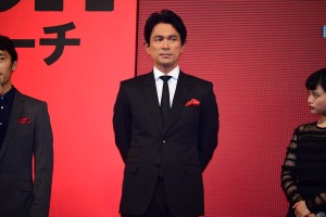 映画『BLEACH』ジャパンプレミアイベントに登壇した江口洋介