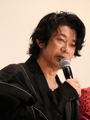 映画『パンク侍、斬られて候』初日舞台挨拶に登壇した永瀬正敏