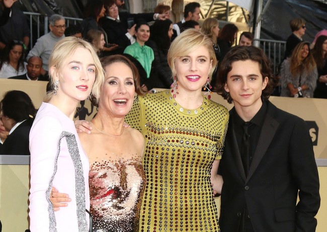 Saoirse Ronan, Timothee Chalamet、Greta Gerwig、グレタ・ガーウィグ、シアーシャ・ローナン、ティモシー・シャラメ、