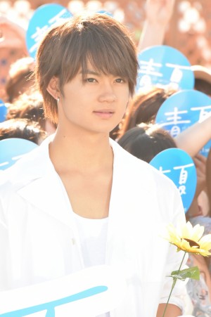 映画『青夏 きみに恋した30日』完成記念イベントに登場した佐野勇斗